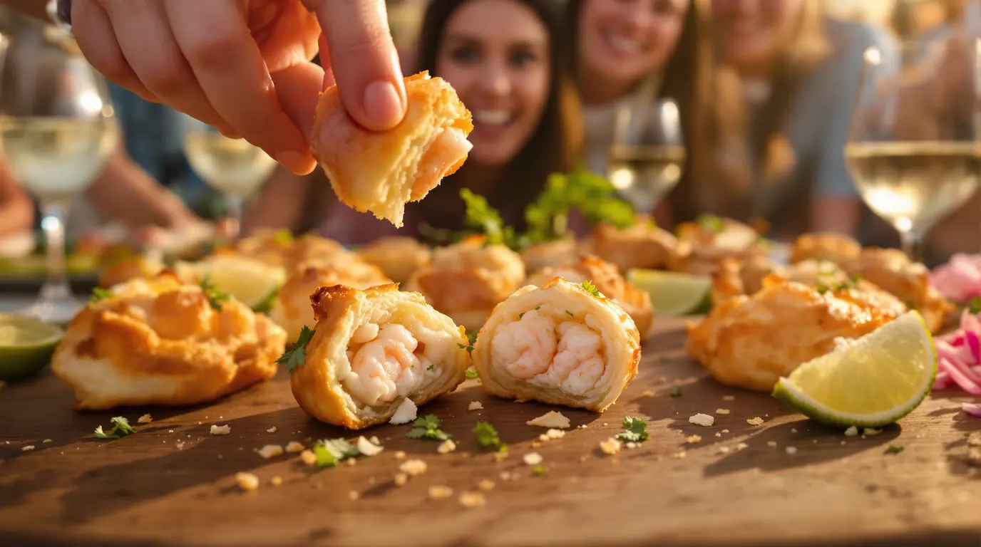 « À l’apéro, tout le monde m’a réclamé la recette » : ces bouchées croustillantes aux crevettes font un véritable carton « À l’apéro, tout le monde m’a réclamé la recette » : ces bouchées croustillantes aux crevettes font un véritable carton